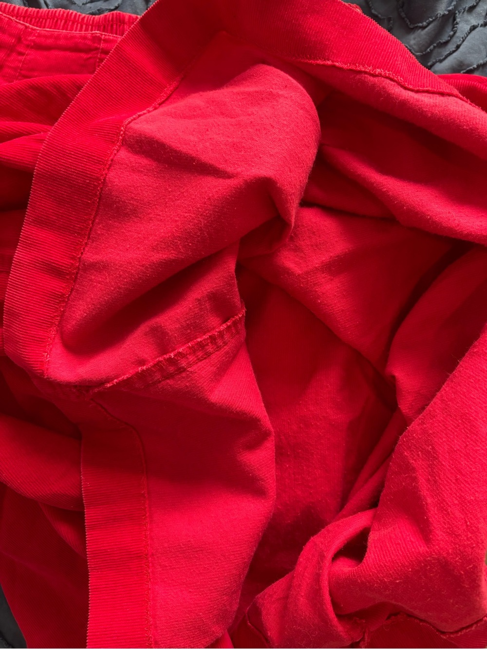 Vintage Talbots Red A-line Pleated Corduroy Skirt - Picture 5 of 7